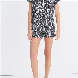 Madewell Bedtime Short Pj Set in Daisy